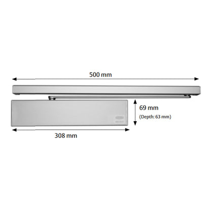 Lockwood EN1-6 Cam Action Door Closer - Available in Various Finishes