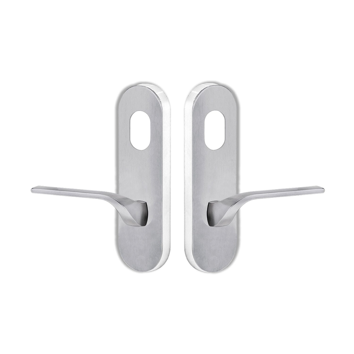 Lockwood 2801 Round End Plate With Cylinder Hole and 122 Lever - Available in Various Handing