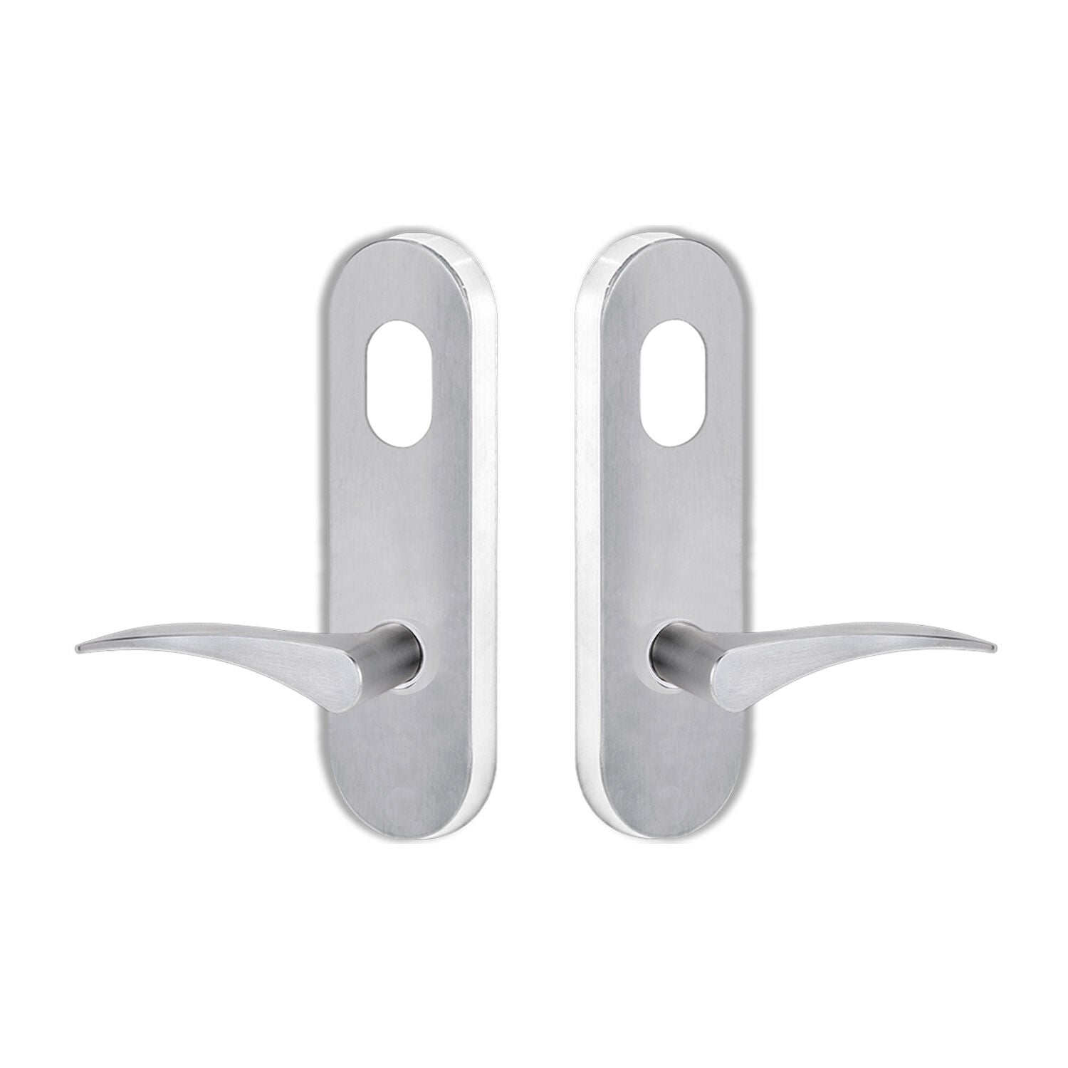 Lockwood 2801 Round End Plate With Cylinder Hole and 153 Lever - Available in Various Handing