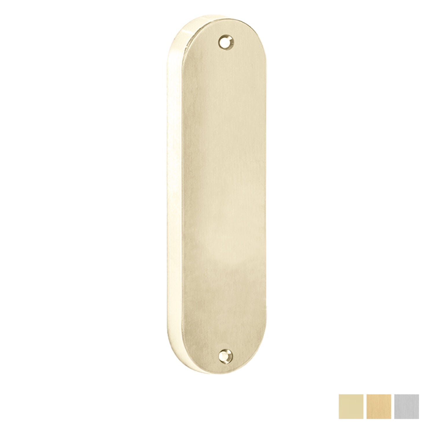 Lockwood 2907 Round End Plate - Available in Various Finishes