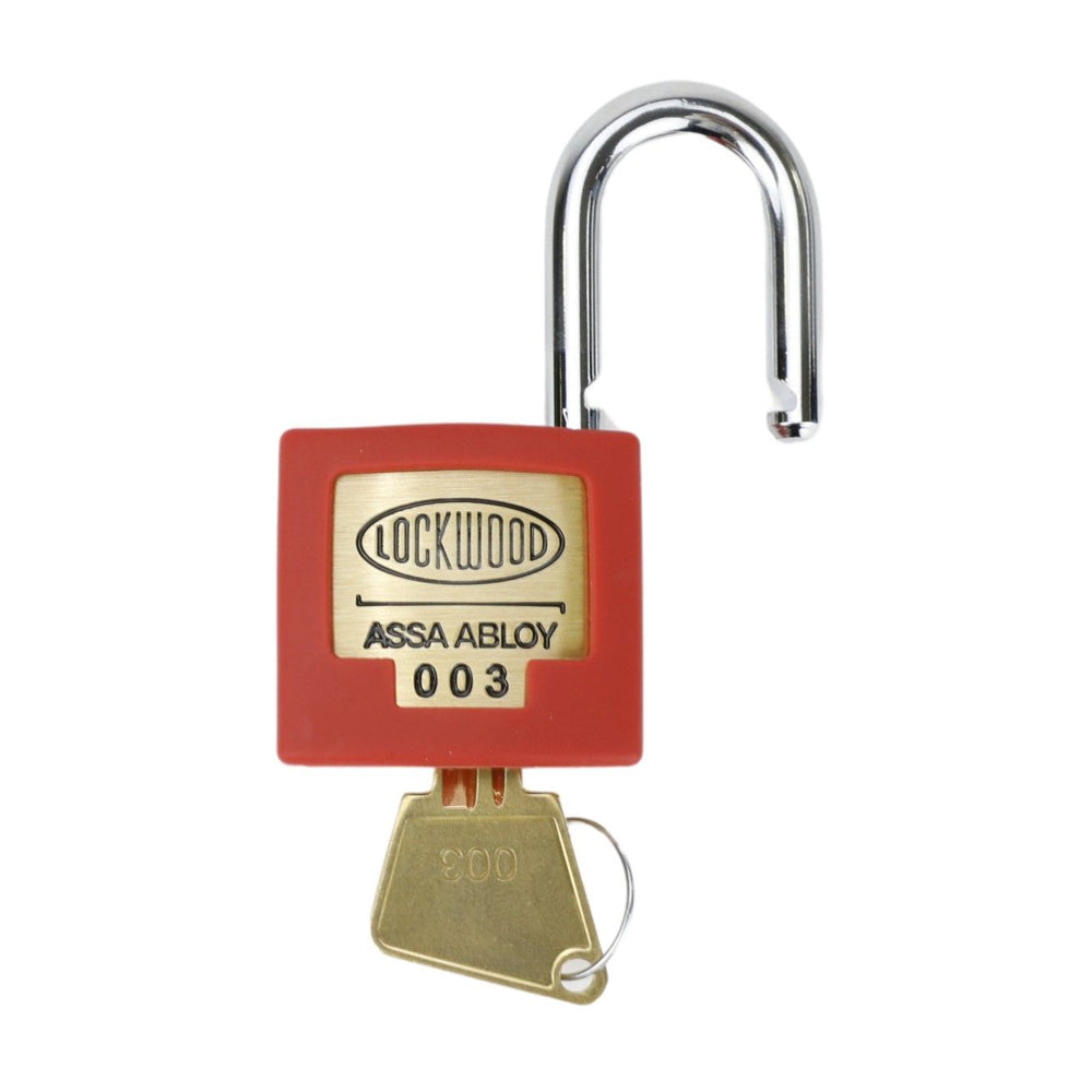 Lockwood 325 Series 003 Fire Key 35mm Padlock 23mm Shackle with 1 Key 325/35/123/003