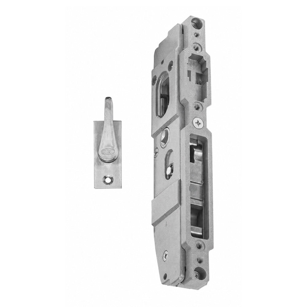 Lockwood Short Backset Mortice Deadlock & Escape Turn Knob Satin Chrome 3541-T1SC