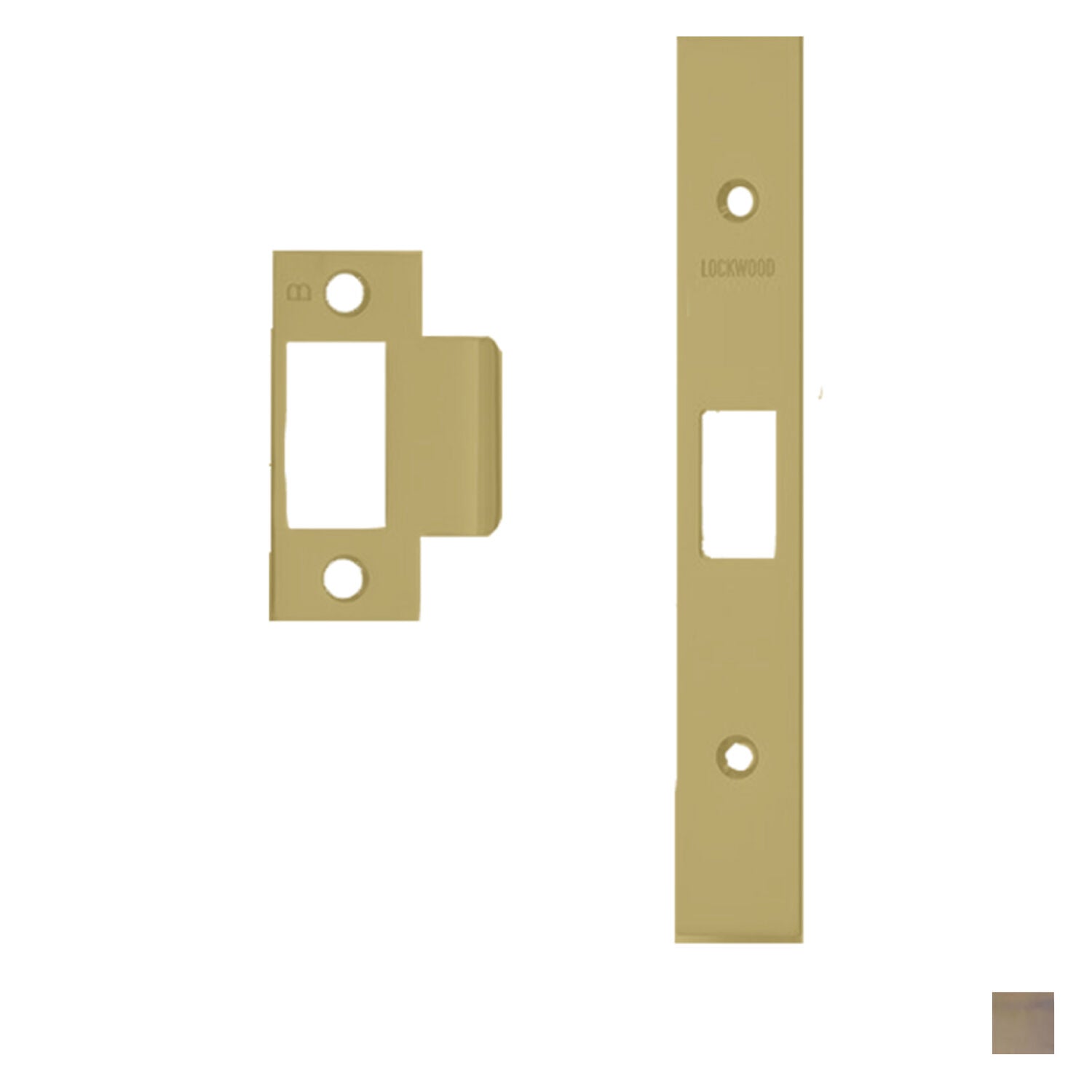 Lockwood 3574 Passage Latch Finish Kit Strike Face Plate and Screws ...