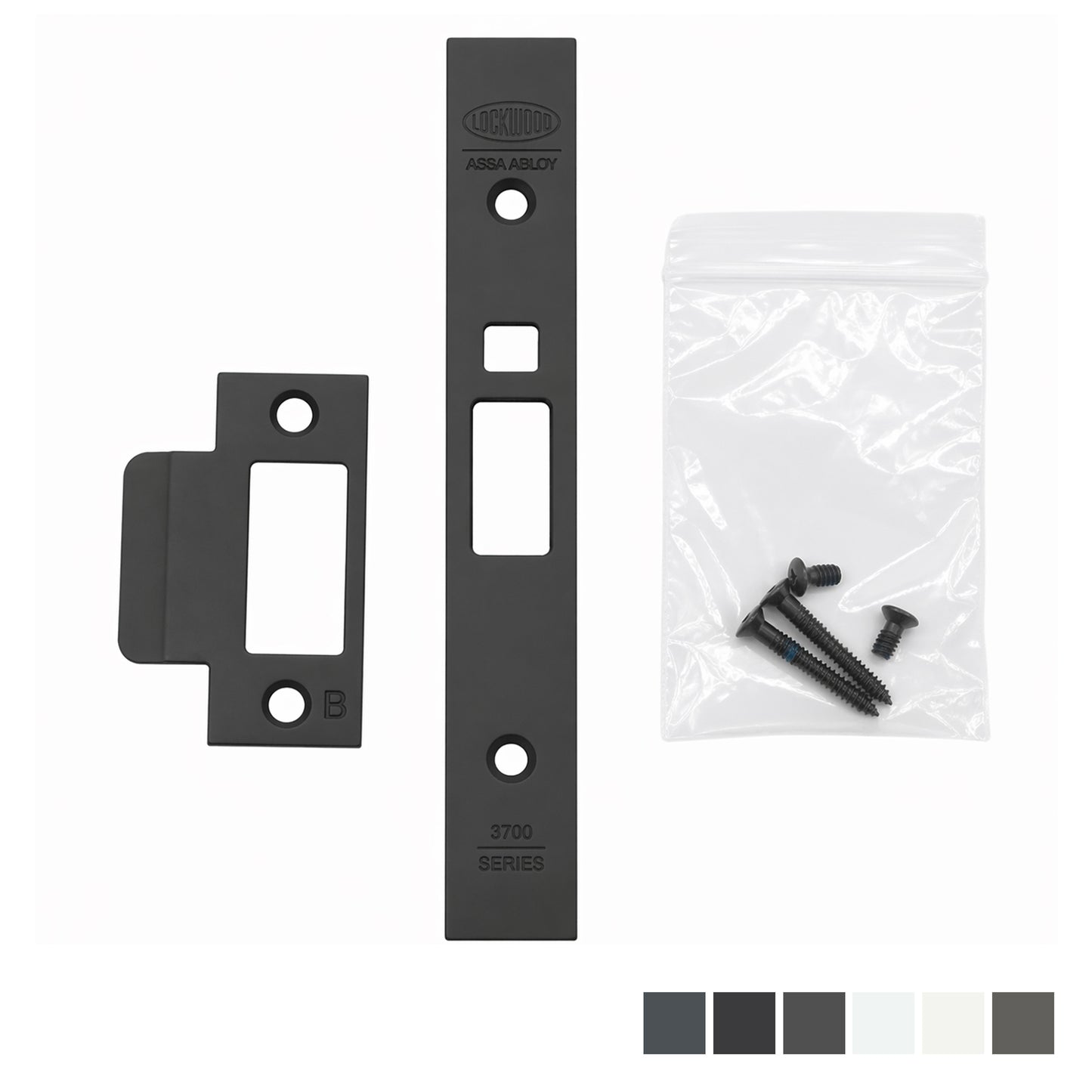 Lockwood 3772 Finish Conversion Strike, Face Plate & Screw Kit Dulux - Available in Various Finishes