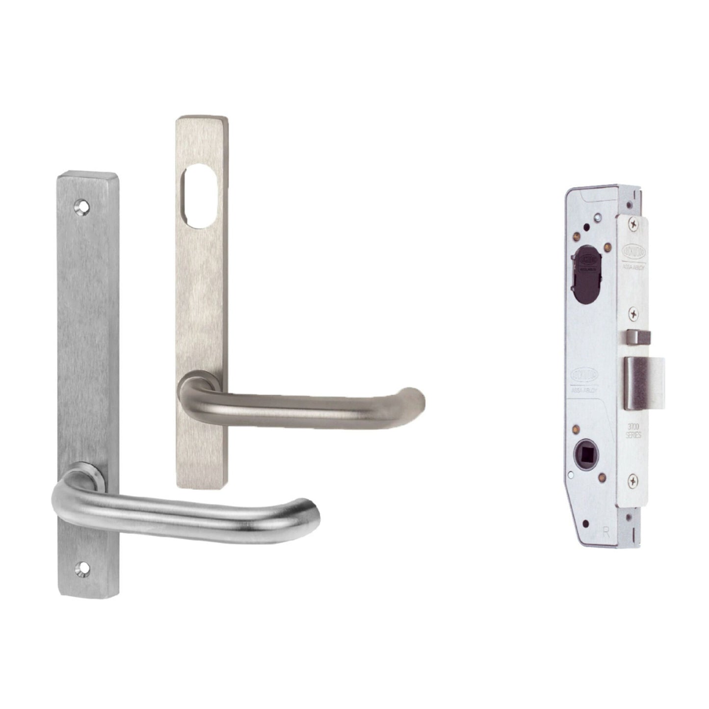 Lockwood 3782 Classroom Kit Narrow Stile No Cylinder Satin Chrome 3782KIT05NOCYL