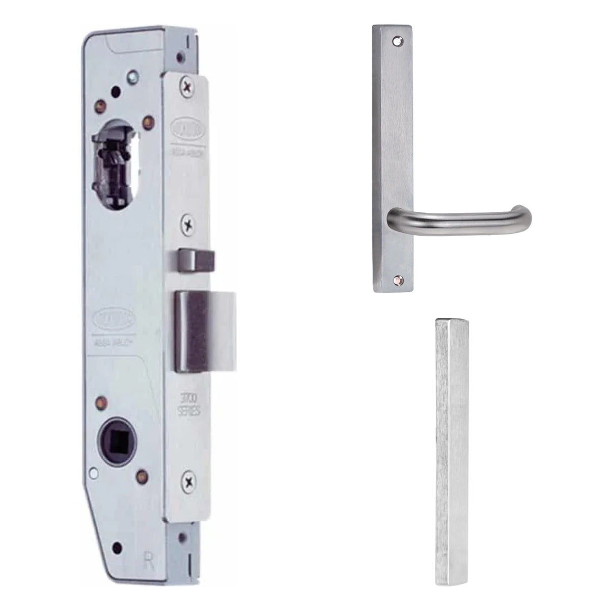Lockwood 3782SS Primary Lock Kit with 4905/70 Lever & 4807 Concealed Fix Furniture Satin Chrome