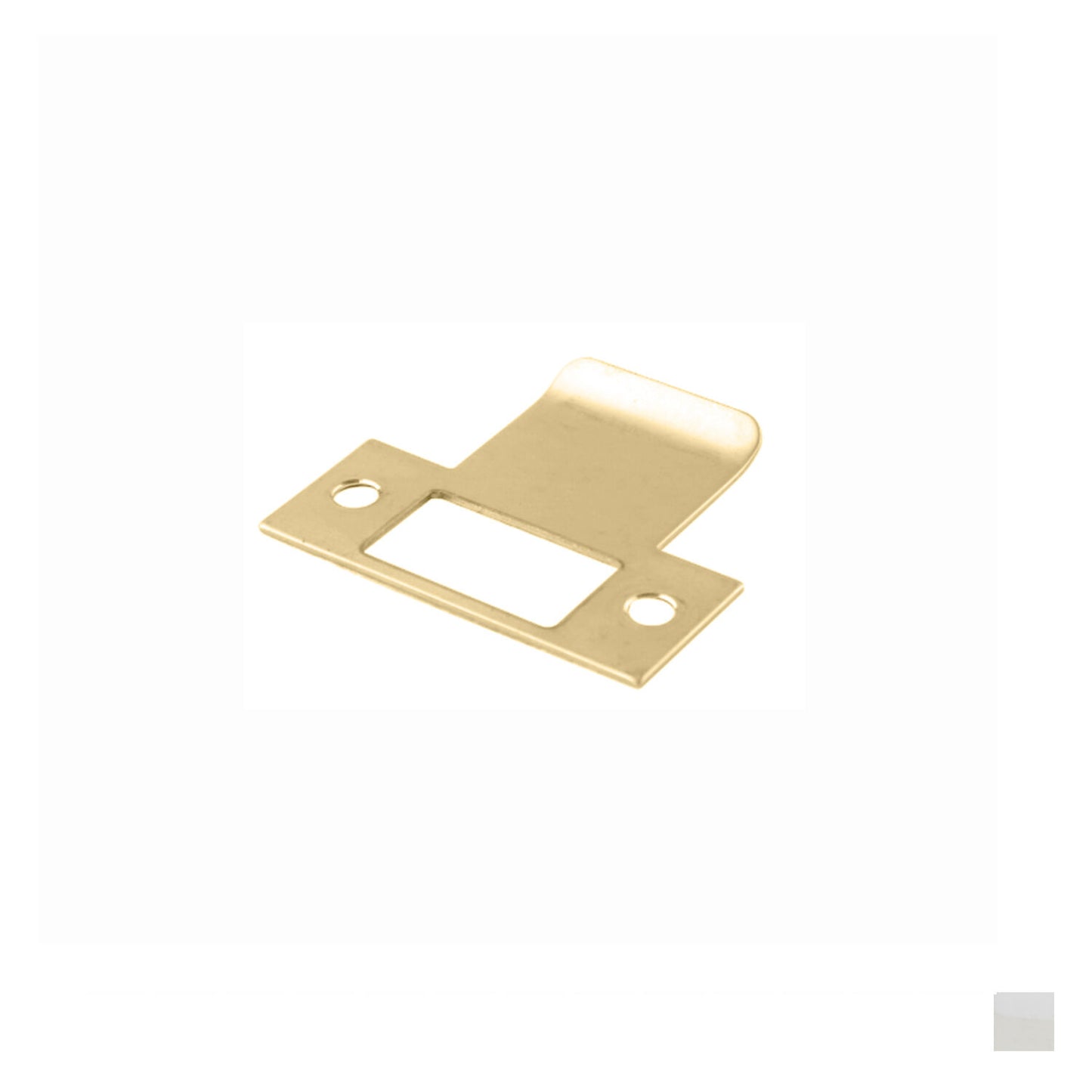 Lockwood Standard Door Striker 32mm Lip - Available in Chrome Plate and Polished Brass