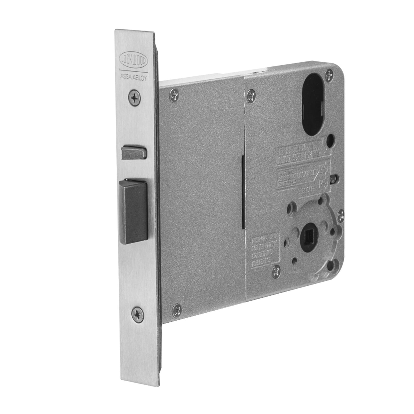 Lockwood Mortice Lock Synergy Series 89mm Backset Satin Chrome 4572SC