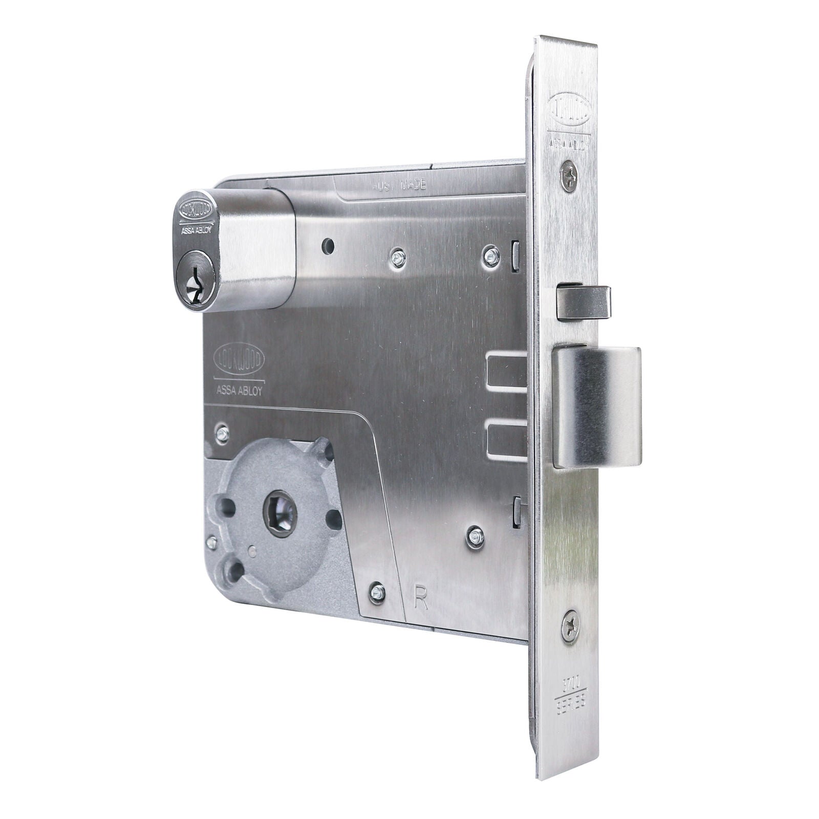 Lockwood 4772 Universal Primary Mortice Lock 89mm Backset Stainess Steel 4772SS