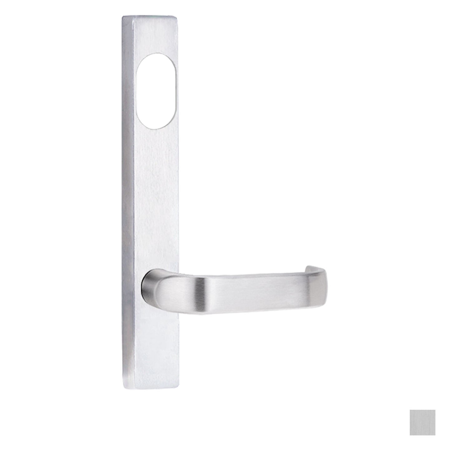 Lockwood 4801 Square End Plate With Cylinder Hole and 74 Lever - Available in Various Finishes