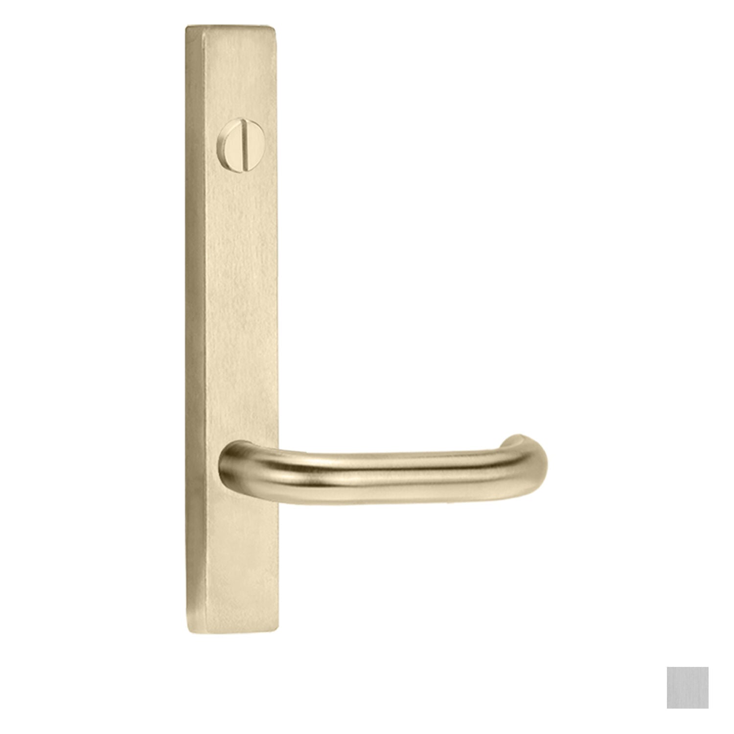 Lockwood 4803 Square End Plate With Emergency Turn and 70 Lever - Available in Various Finishes