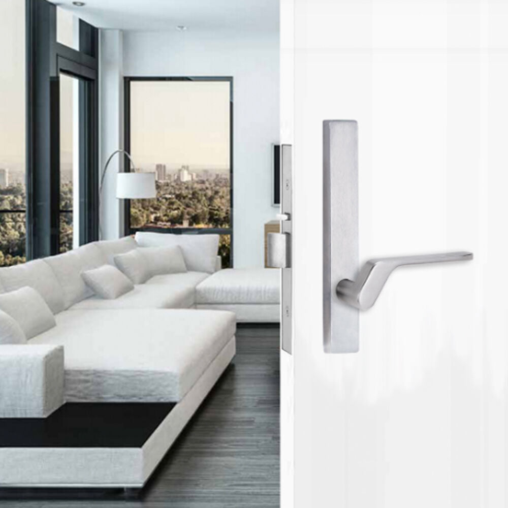 Lockwood Door Handle Square End Plate With 41 Lever Available in Various Finishes and Handing
