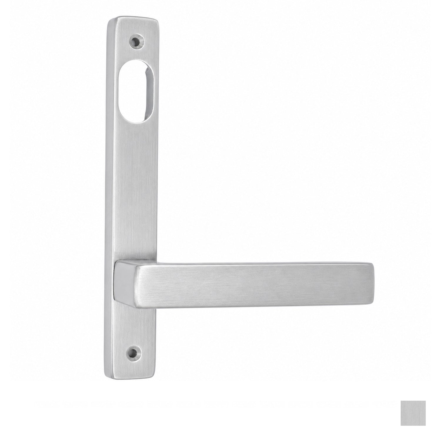 Lockwood 4901 Internal Square End Plate With Cylinder Hole & Lever 101 - Available in Various Finishes