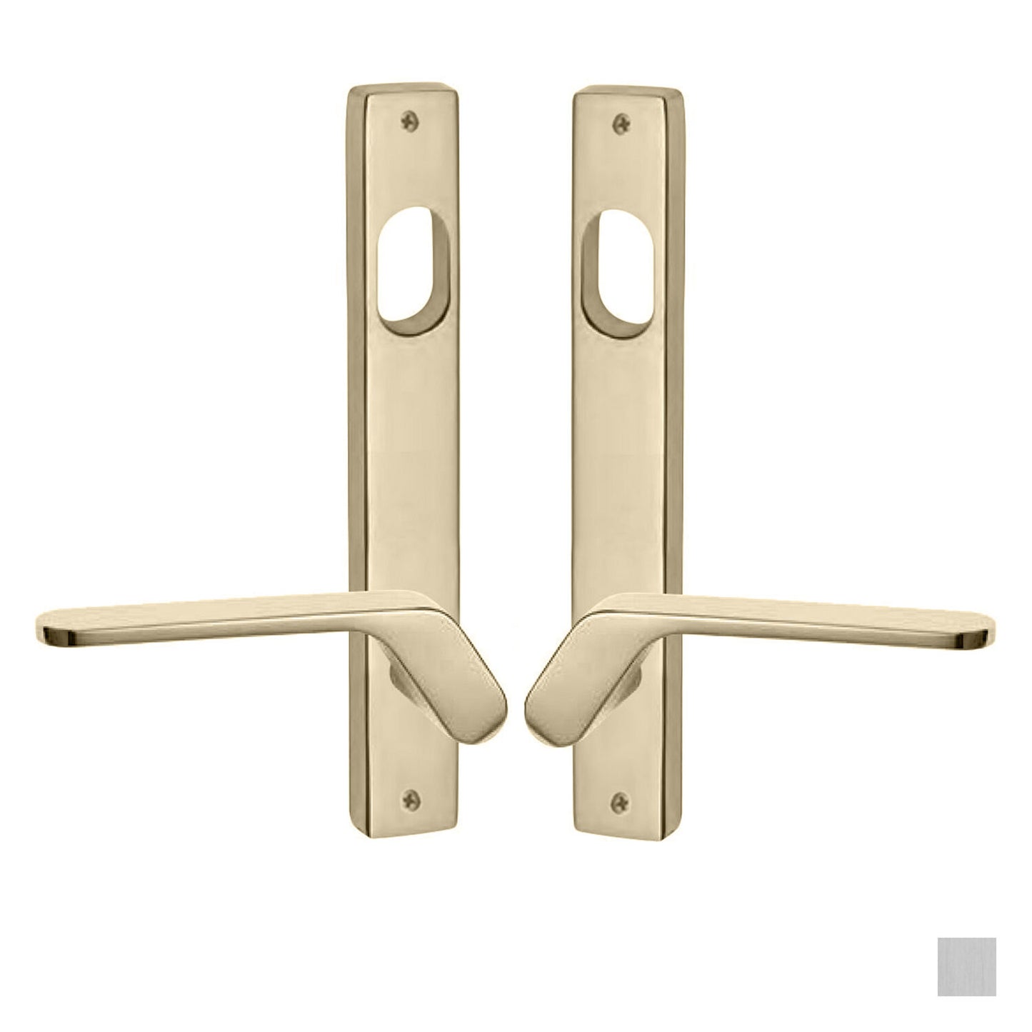 Lockwood 4901 Square End Plate With Cylinder Hole and 41 - Available in Various Finishes and Handing