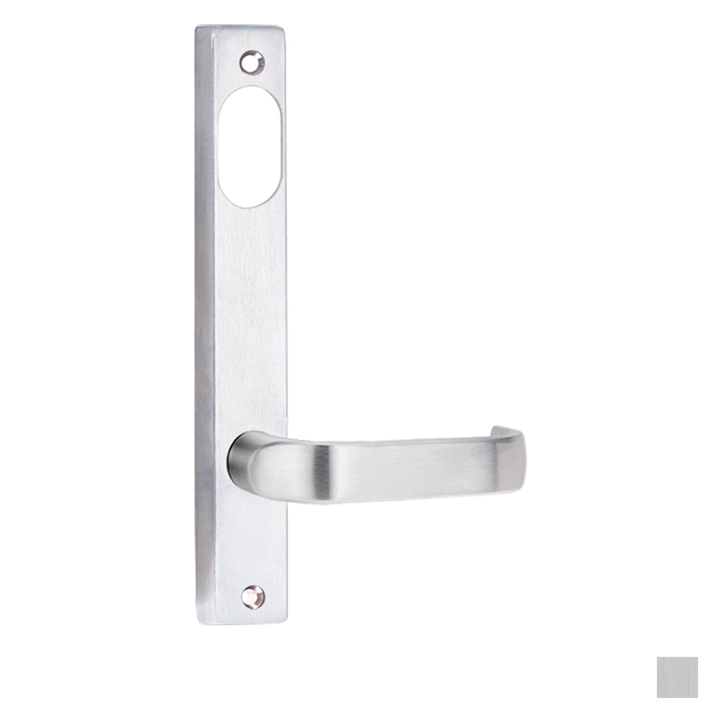 Lockwood 4901 Square End Plate With Cylinder Hole and 74 Lever - Available in Various Finishes