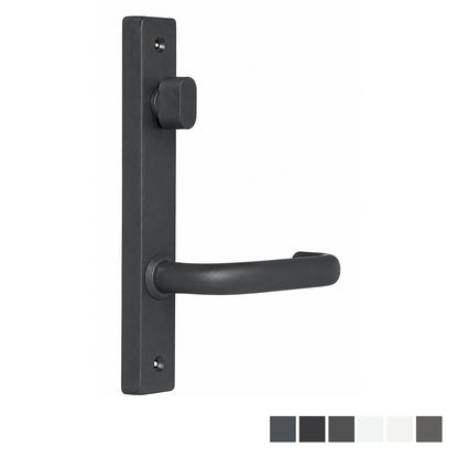 Lockwood 4904 Square End Plate with Turn & 70 Lever Dulux - Available in Various Finishes
