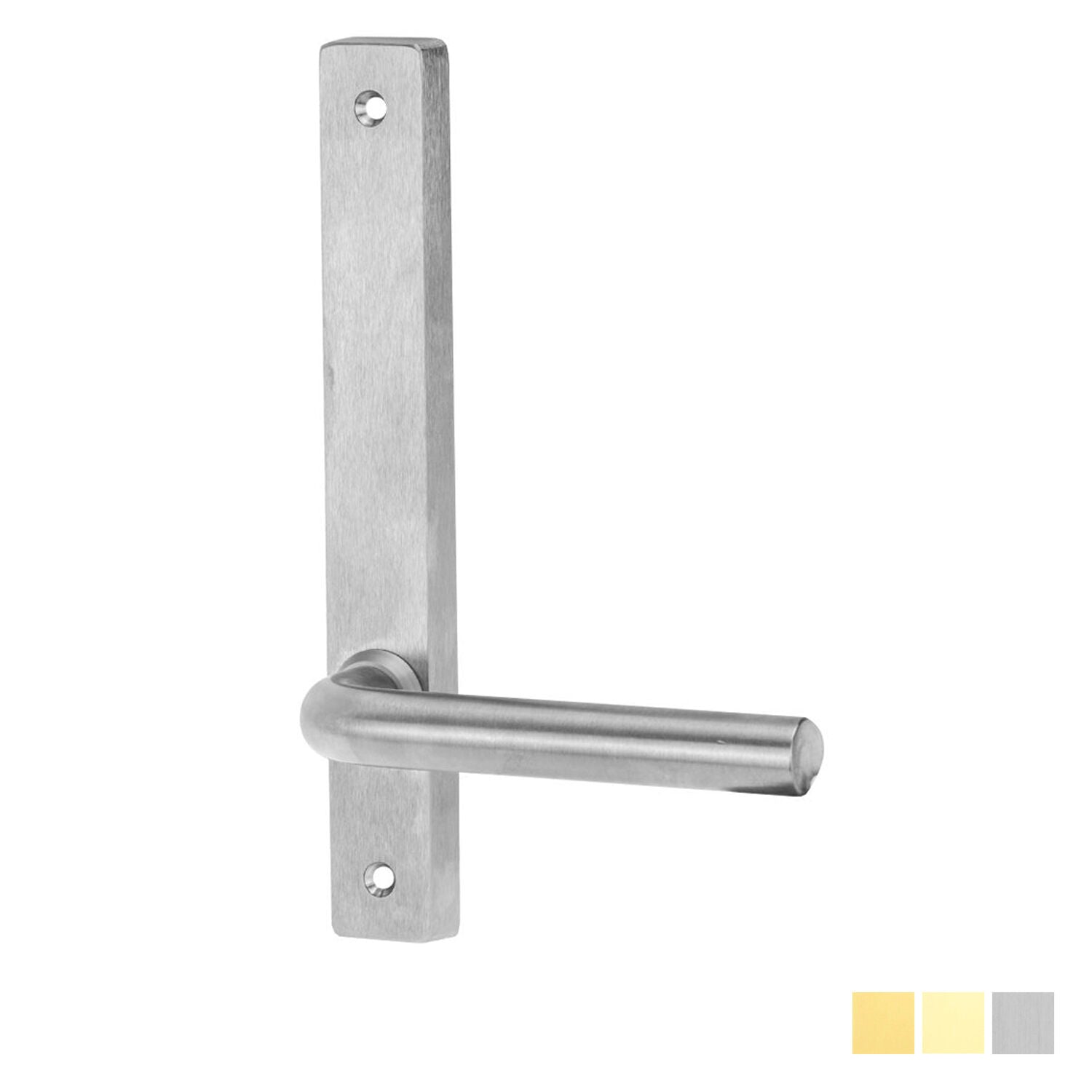 Lockwood 4905/97 Furniture Square End Plate with 97 Lever - Available in Various Finishes