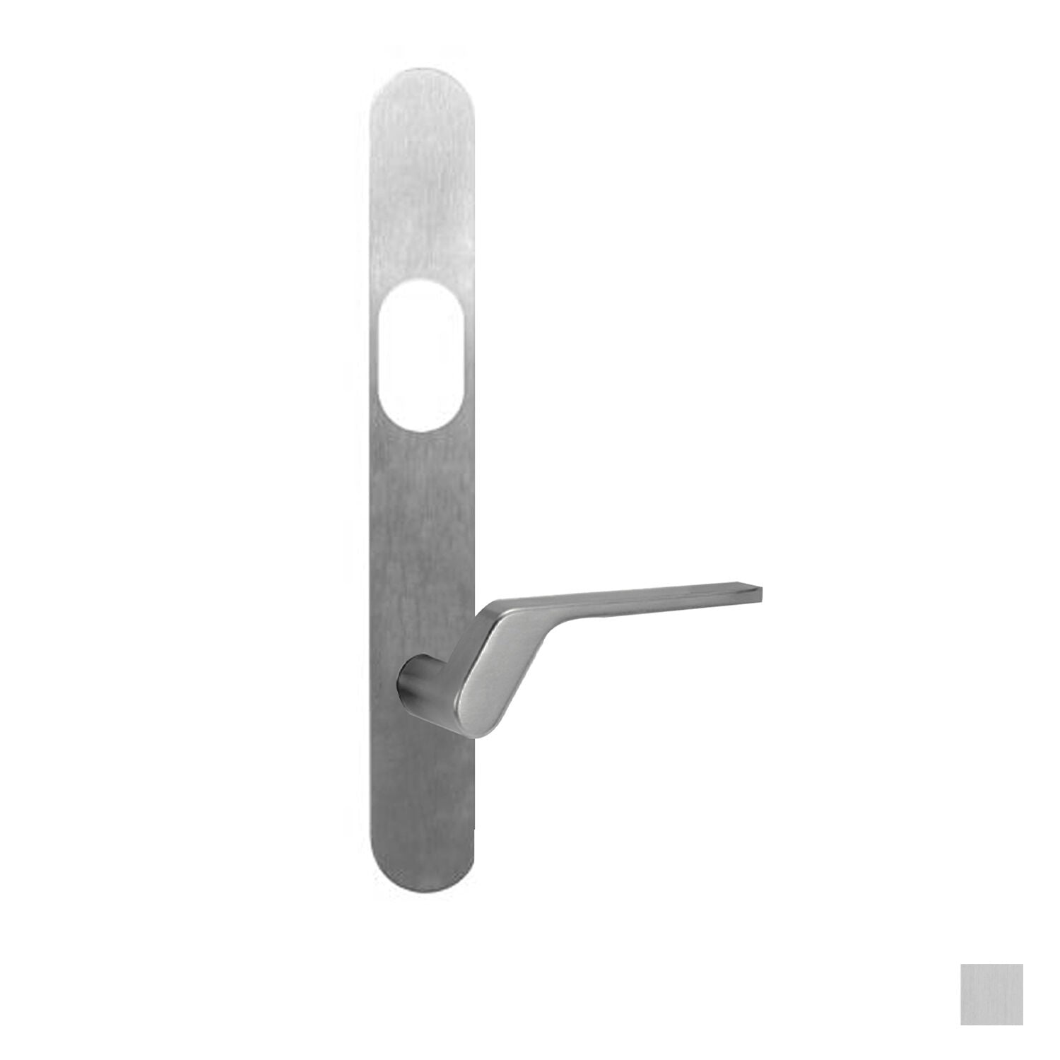 Lockwood 5601 Round End Plate With Cylinder Hole & 41 Lever - Available in Various Finishes