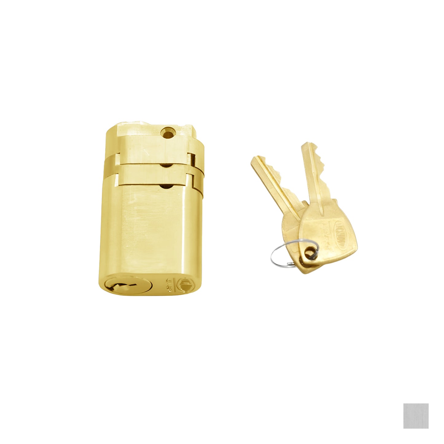 Lockwood C4 570E Cylinder 50mm Long With U Cam 5KD - Available in Various Finishes