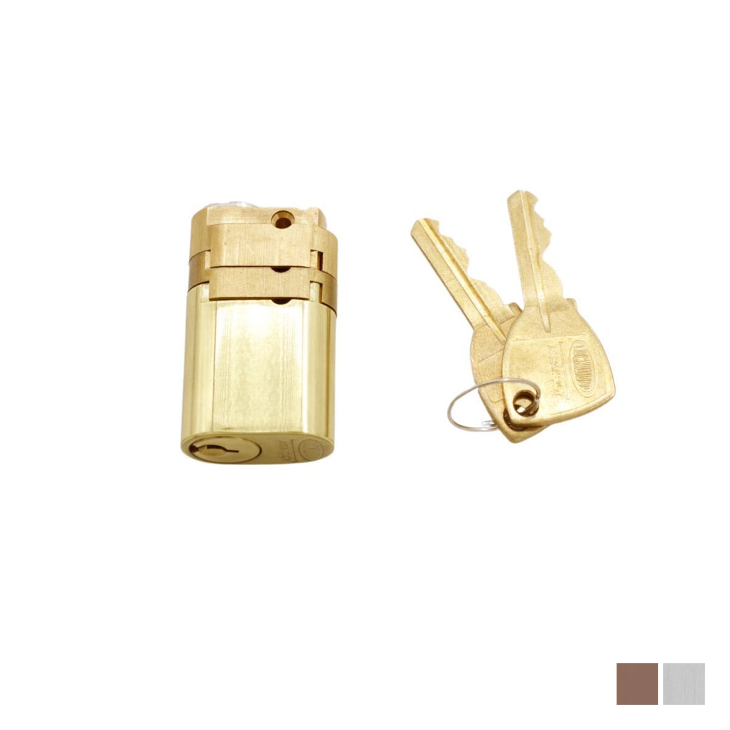 Lockwood C4 570E Cylinder 50mm Long With X Cam 5KD - Available in Various Finishes