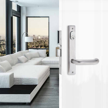 Lockwood 5782 Narrow Entrance Mortice Lock Kit Includes Furniture Cylinder Matt Black 5782KIT04MBK