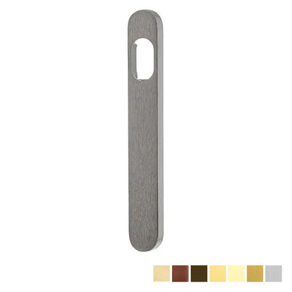 Lockwood 5800 External Round End Plate with Cylinder Hole - Available in Various Finishes