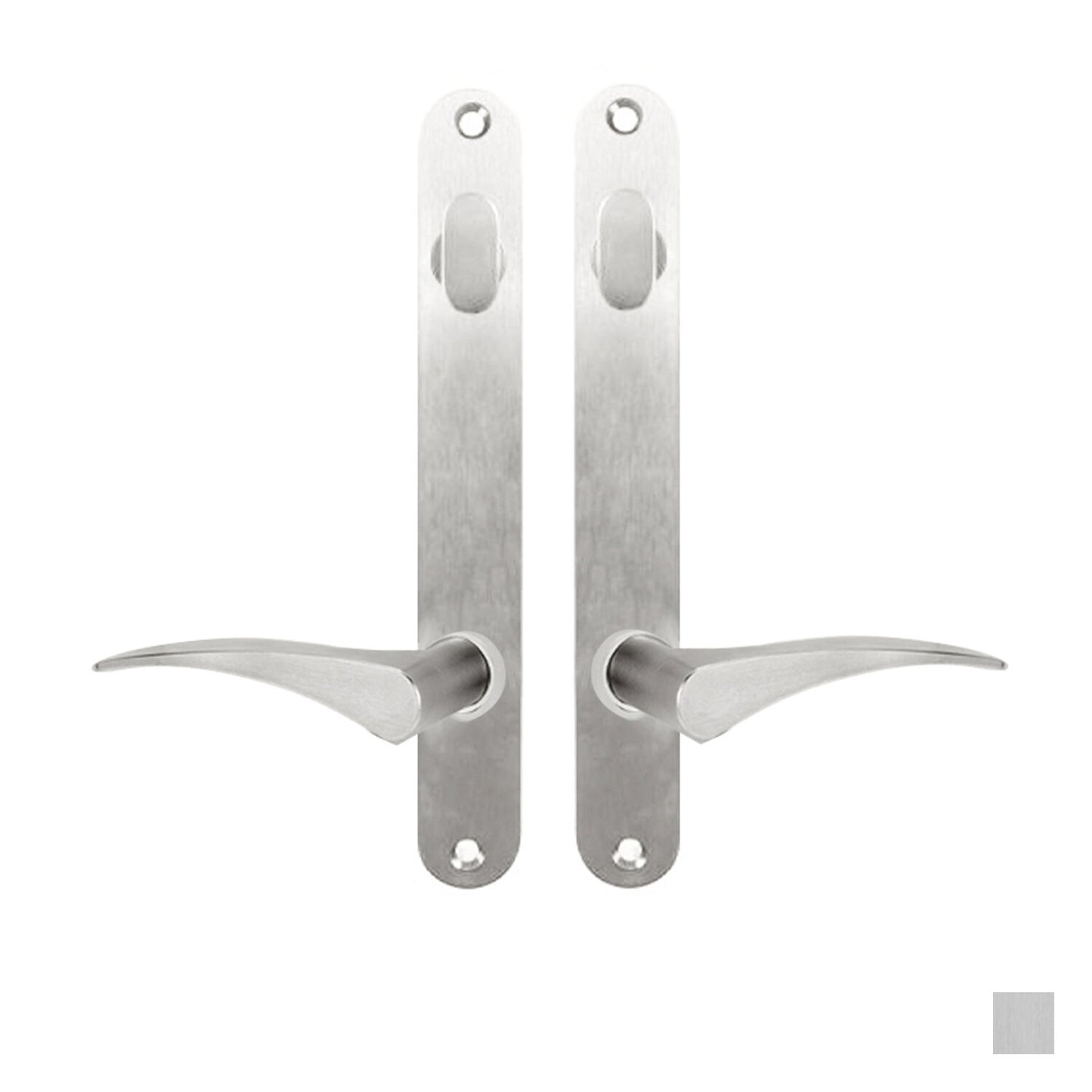 Lockwood 5904 Round End Plate With Turn & 153 Lever - Available in Various Finishes and Handing