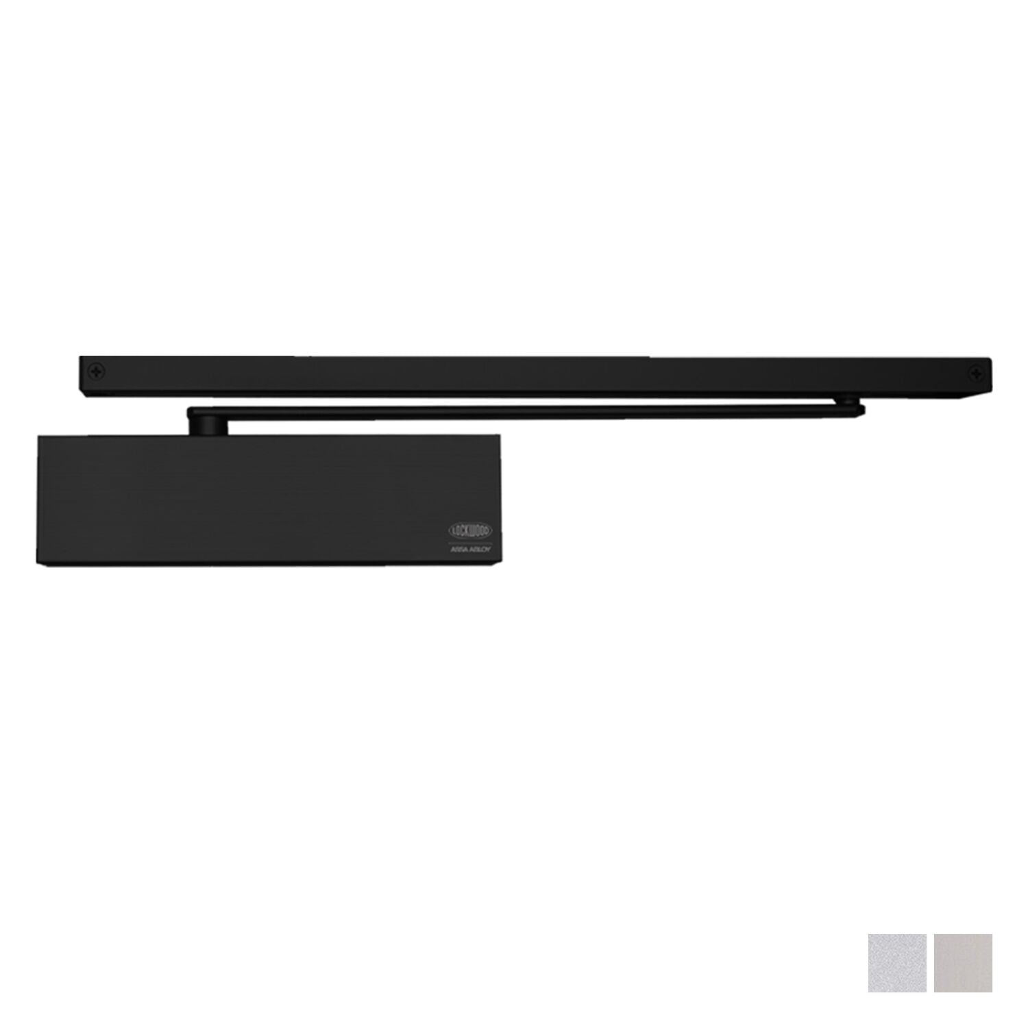 Lockwood 7714 Series Door Closer Slide Rail Backcheck Delayed Action ...