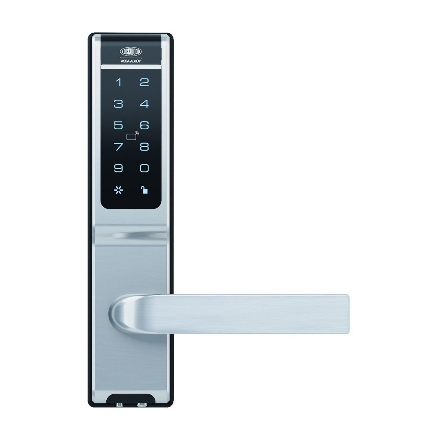 Lockwood Cortex Card and Pin 530 60mm Backset With Latch Satin Chrome CTX530SC/530