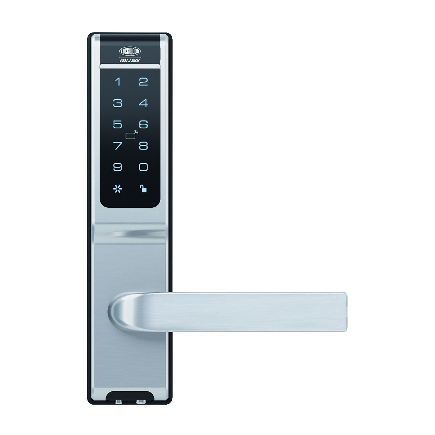 Lockwood Cortex Card and Pin 530 60mm Backset With Latch Satin Chrome CTX530SC/530
