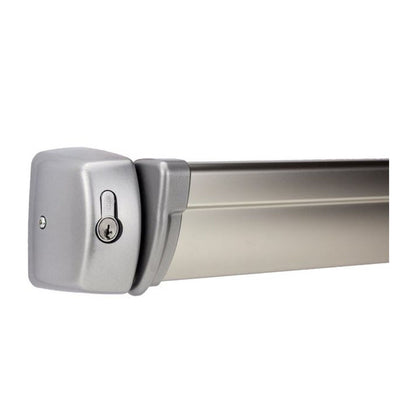 Lockwood Fluid 2 Point Exit Device VL Cylinder Dogging 900mm Silver FE209/1VSIL