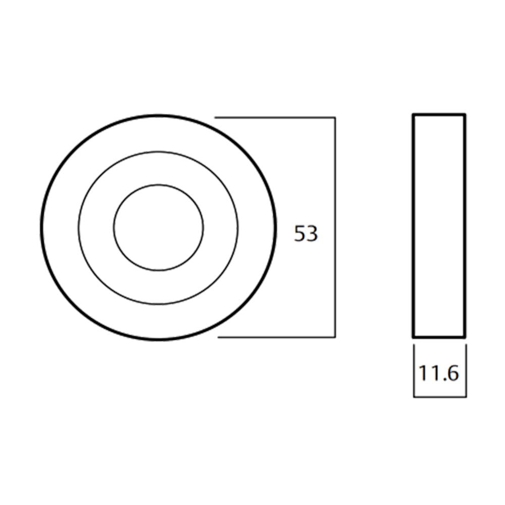Lockwood Symphony 104 Door Lever on Round Rose Full Set - Available in Various Finishes