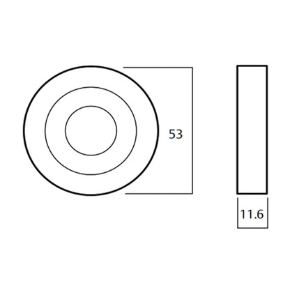 Lockwood Symphony 104 Door Lever on Round Rose Full Set - Available in Various Finishes