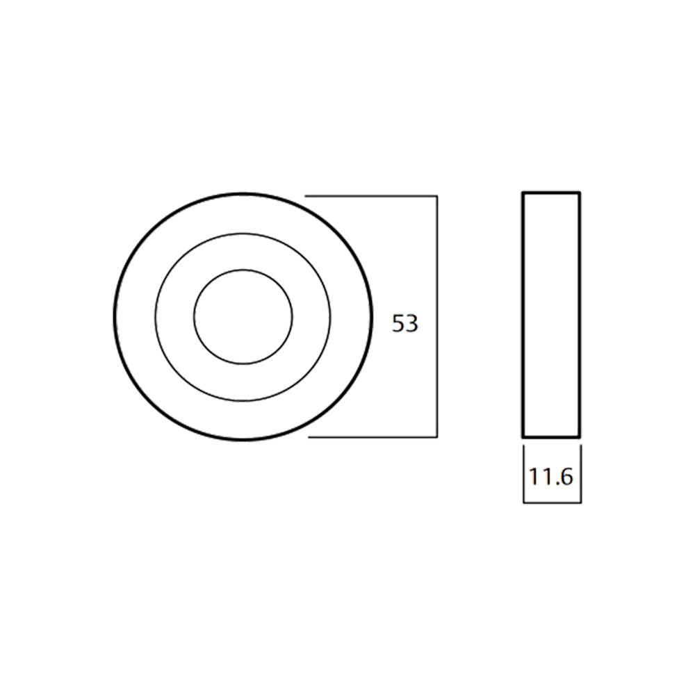 Lockwood Symphony 106 Door Lever on Round Rose Full Set - Available in Various Finishes