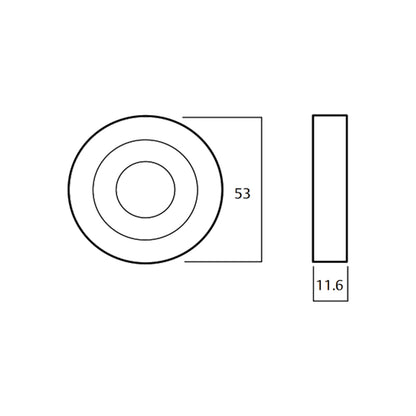 Lockwood Symphony 106 Door Lever on Round Rose Full Set - Available in Various Finishes