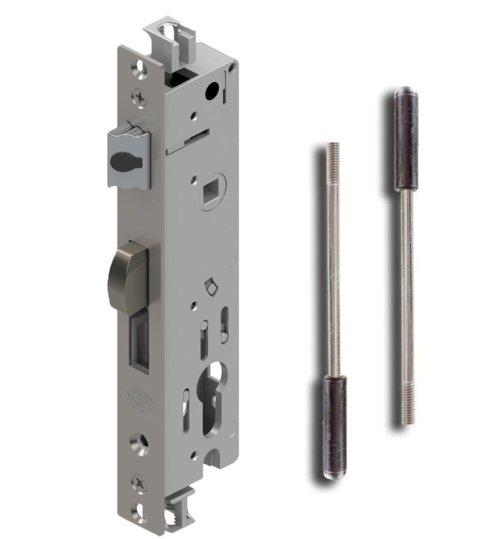 Lockwood Induro 4 Point 30mm Short Throw Satin Stainless Steel LW7230S/A10