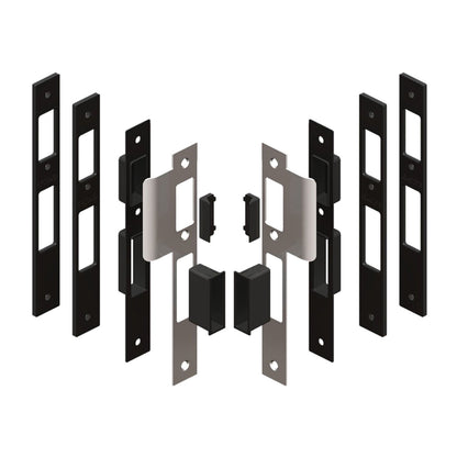 Lockwood Optimum Standard Strike Kit Satin Stainless Steel - Available in Various Handing