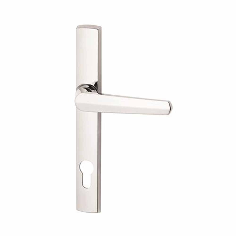 Lockwood Handle Palladium Aria Lever On Long Plate Silver PL4/85 ...