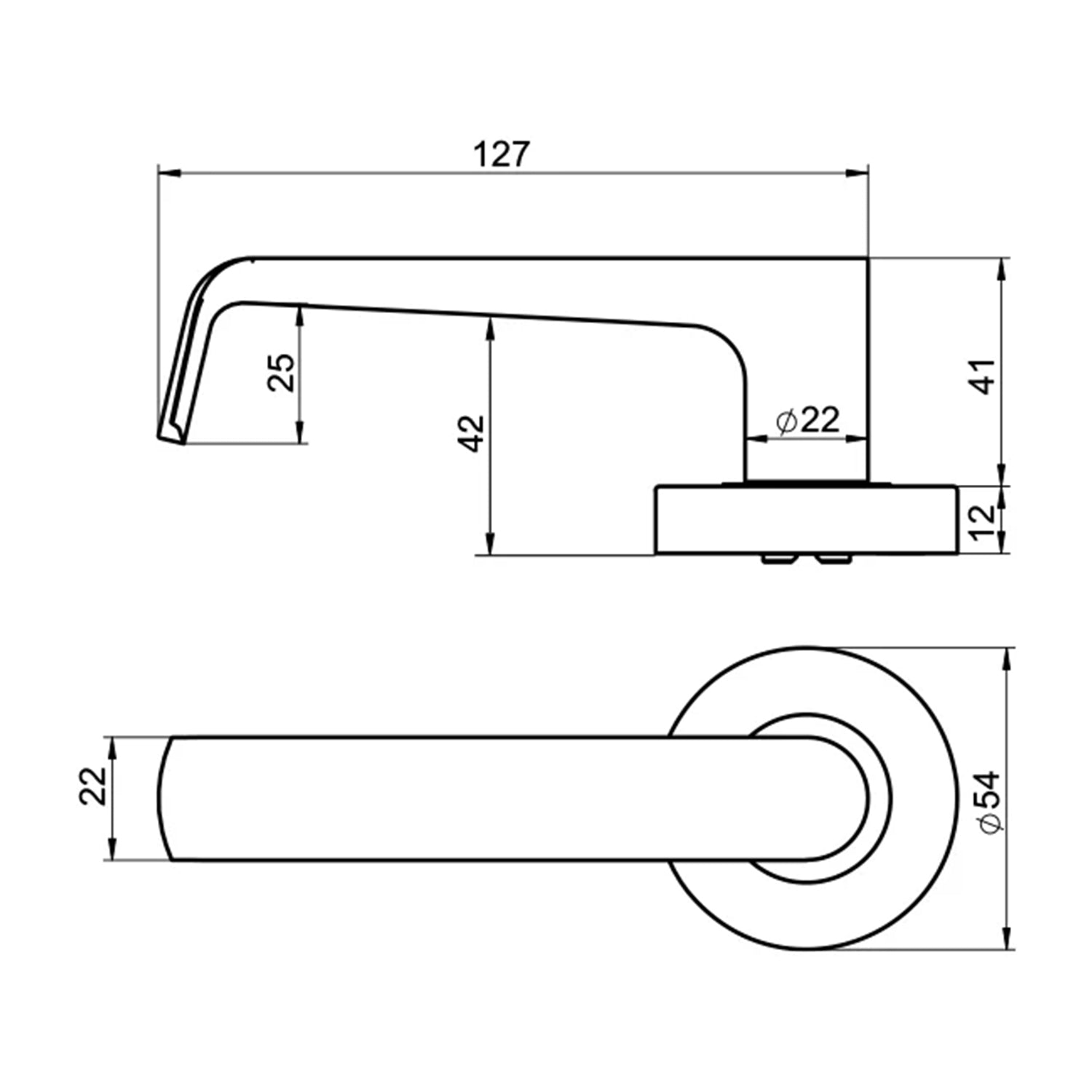 Lockwood Vivid V1 Privacy Set Includes Latch - Available in Various Finishes