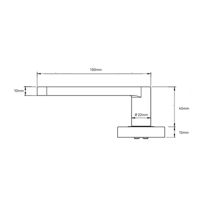 Lockwood Vivid V3 Door Handle Dummy Lever Set - Available in Various Finishes