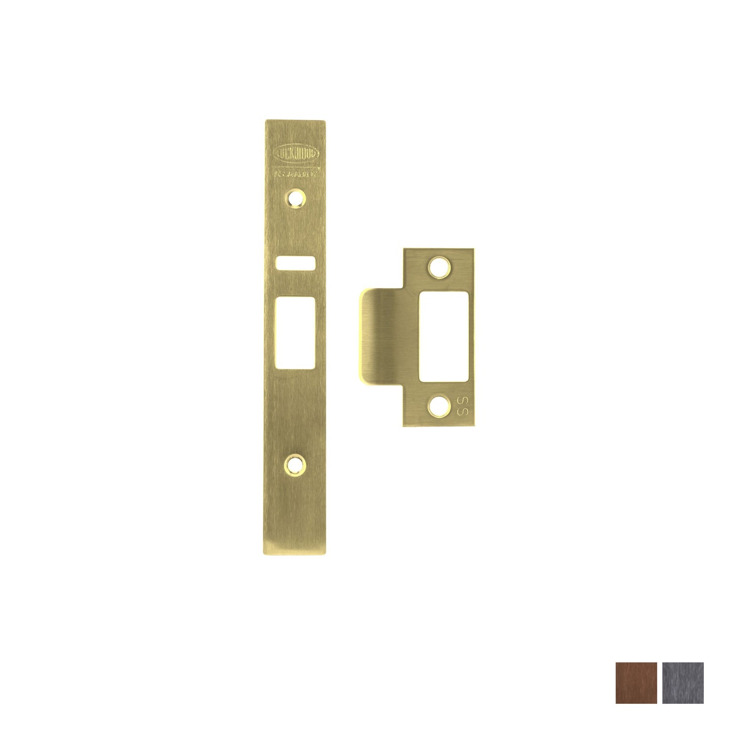 Lockwood Vivid Synergy Mortice Lock Kit - Strike, Face Plate & Screws - Available in Various Finishes