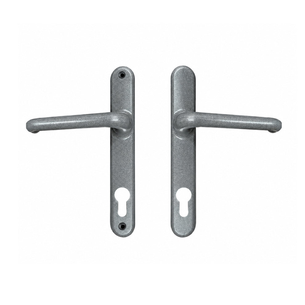 Lever Interlock Interlock Door Handle Verona Long Plate Furniture Gidgee Lever Silver ...