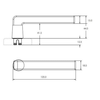 Lockwood Velocity Acacia Lever L29 Passage Privacy & Half Sets