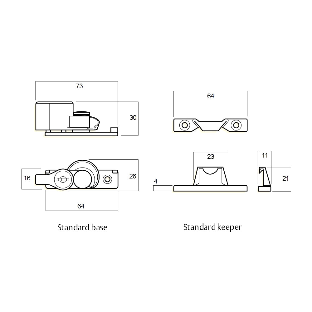 Whitco Window Sash Lock Lockable Keyed Alike - Available in Various Finishes