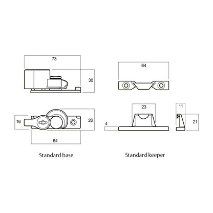 Whitco Window Sash Lock Lockable Keyed Alike - Available in Various Finishes