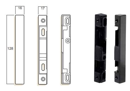 Whitco Blaxland 5 Pin Double Cylinder Sliding Door Lock White W500216