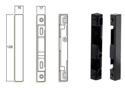 Whitco Blaxland 5 Pin Double Cylinder Sliding Door Lock White W500216