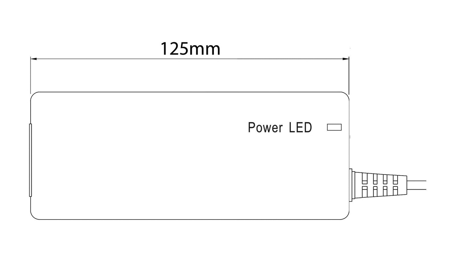 Yale Aeron Actuator Standard 24VDC Power Supply Black YAR/SWAA/SPS
