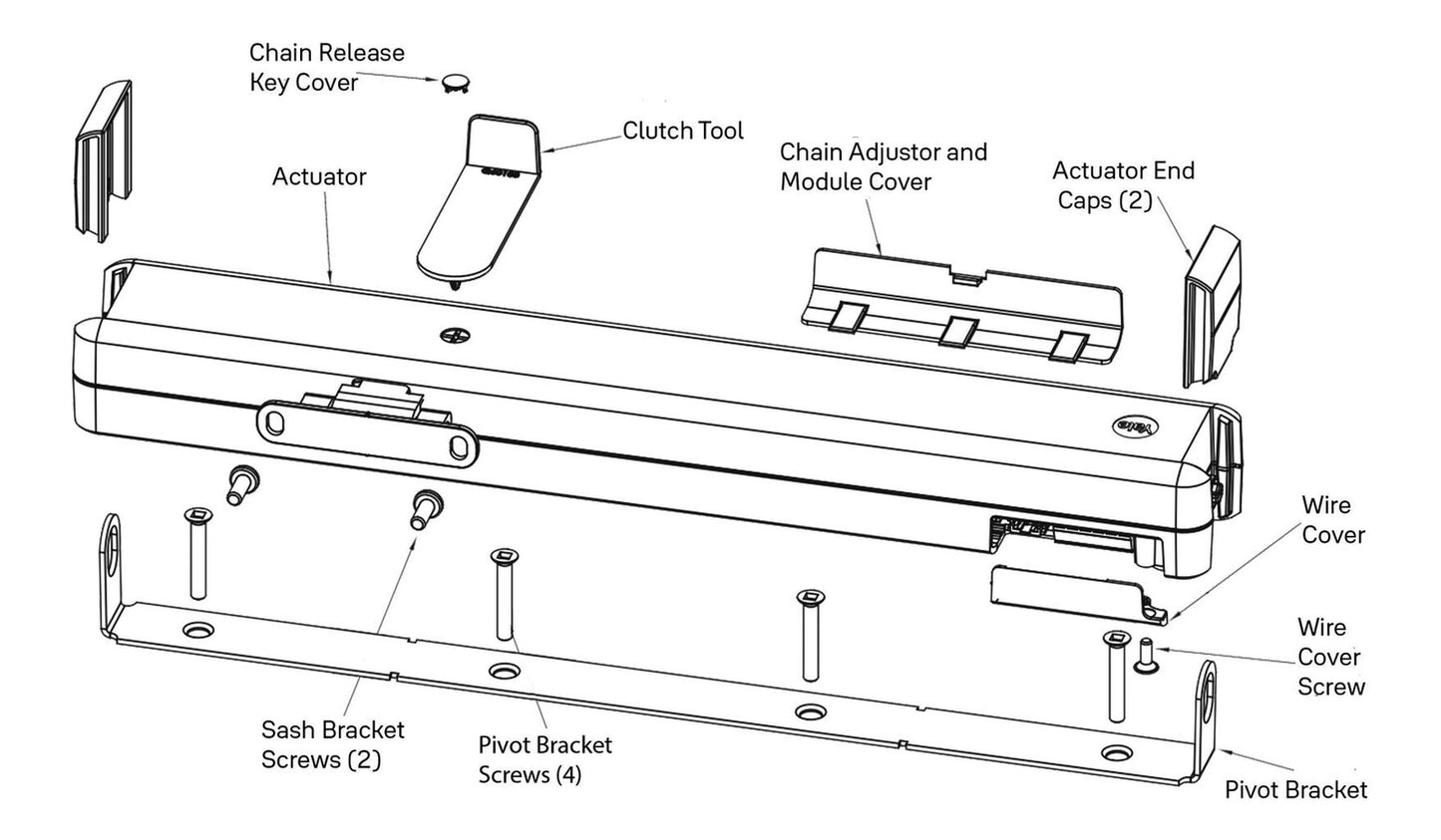 Yale Aeron Wireless Actuator - Available in Various Finishes