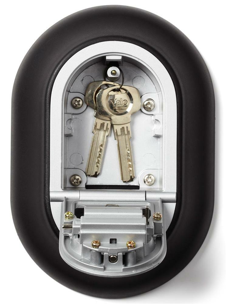 Yale Key Safe Access 4 Digit Combination Lock 4 Key Capacity Y500/187/1